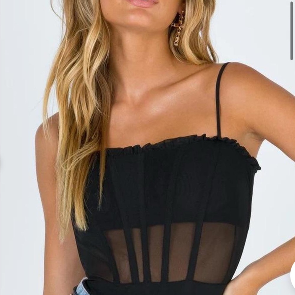Princess Polly Black Bodysuit